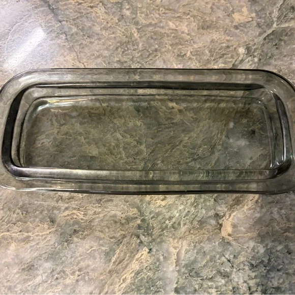 Glass Butter Dish with Lid - Picture 2 of 4